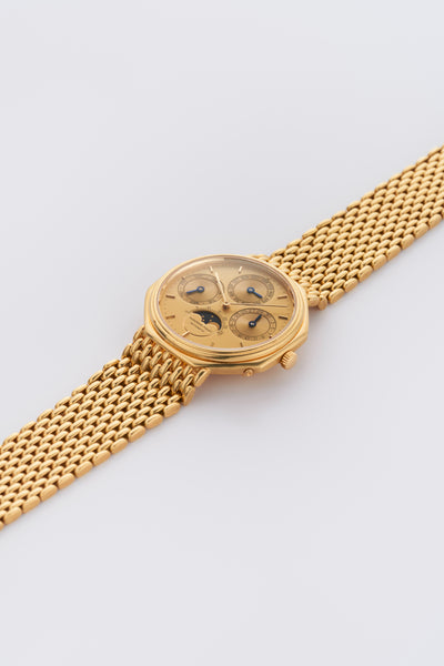 時計  MONTRES 18k FINEGOLD999.9 RM-2009M 1980s Audemars Piguet Quantième Perpetual Calendar 