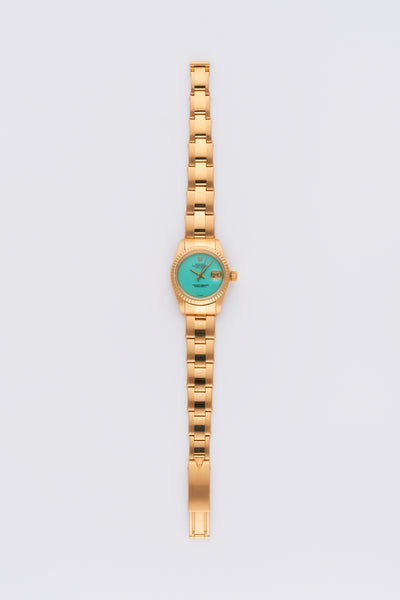 1977 Rolex Oyster Perpetual Lady Datejust 18k Yellow Gold