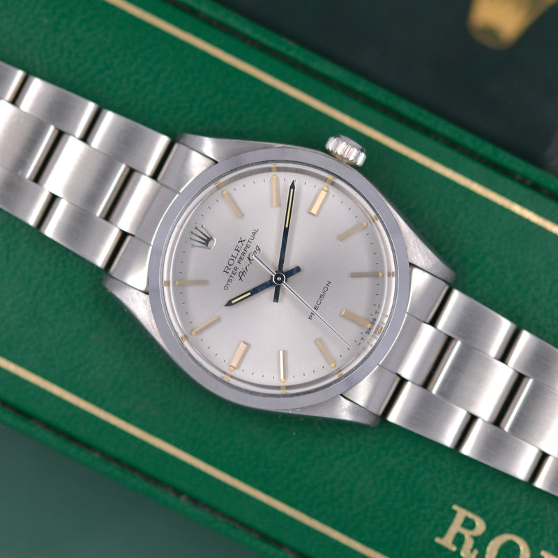1979 Rolex Air-King Grey Dial 5500 with papers