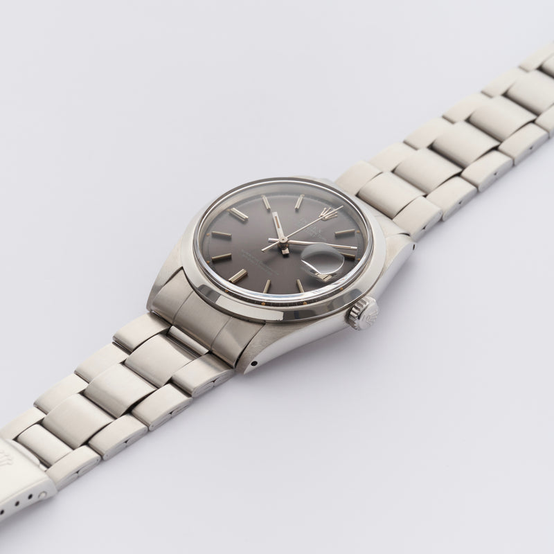 1972 Rolex Oyster Perpetual Datejust Grey Soleil Dial 1600