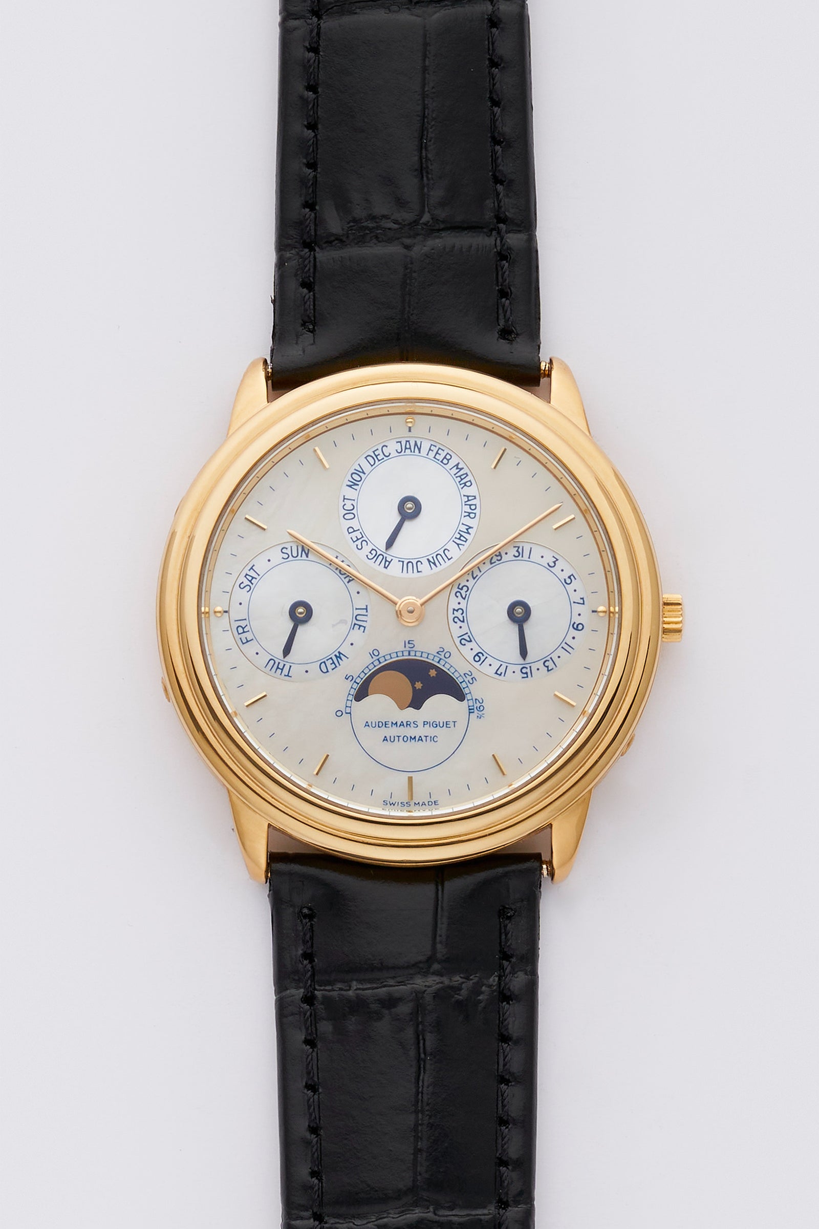 1990 Audemars Piguet Quantième Perpetual Calendar 18k yellow Gold