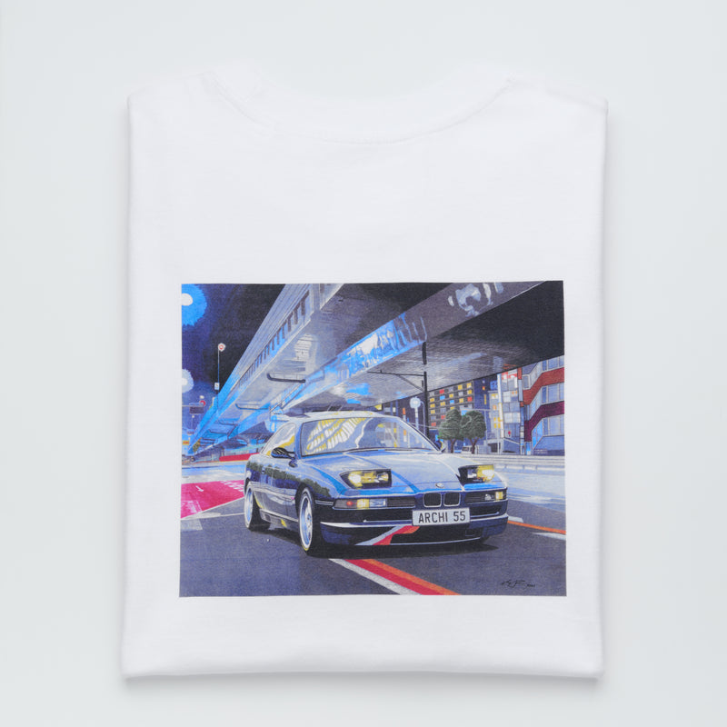 S/S Archiwatch Racing Team "Suzuka" Heart Logo + Racing White T-shirt