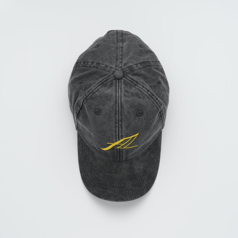 S/S Archiwatch Racing Team S/S "Imola" Yellow Logo Embroidery Vintage Black 6-Panel Cap