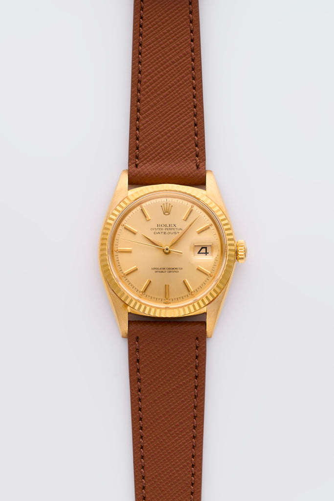 1962 Rolex Oyster Perpetual Datejust 18k Yellow Gold 