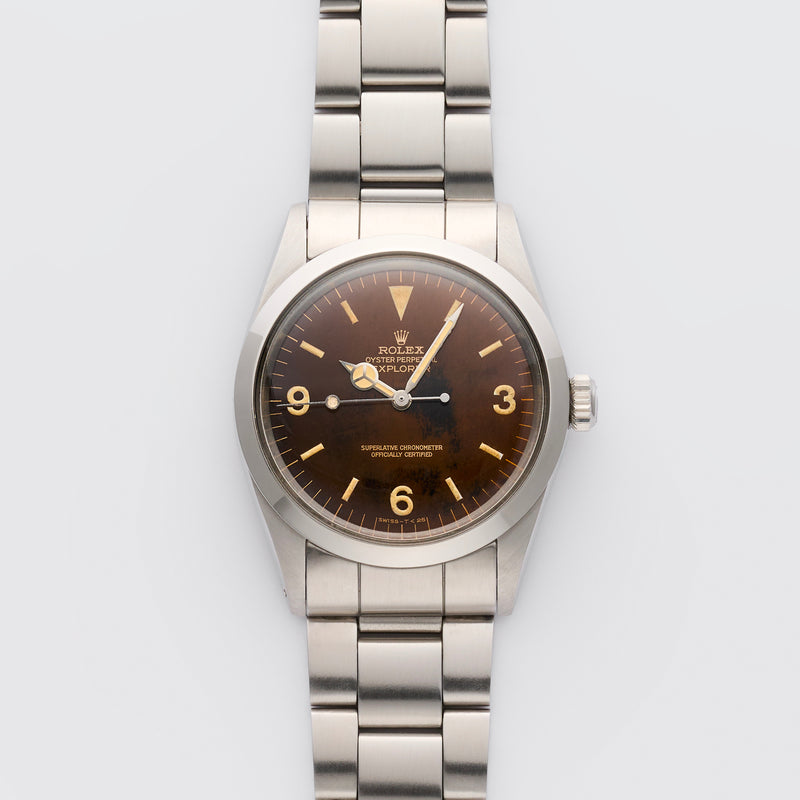 1967 Rolex Oyster Perpetual Explorer Tropical brown Dial 1016