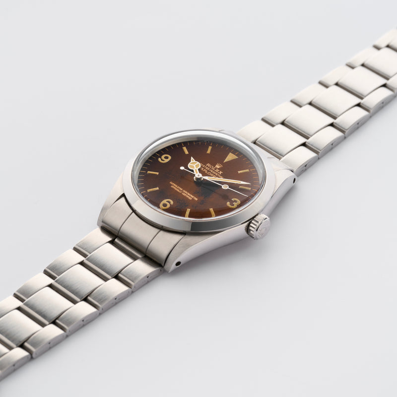 1967 Rolex Oyster Perpetual Explorer Tropical brown Dial 1016