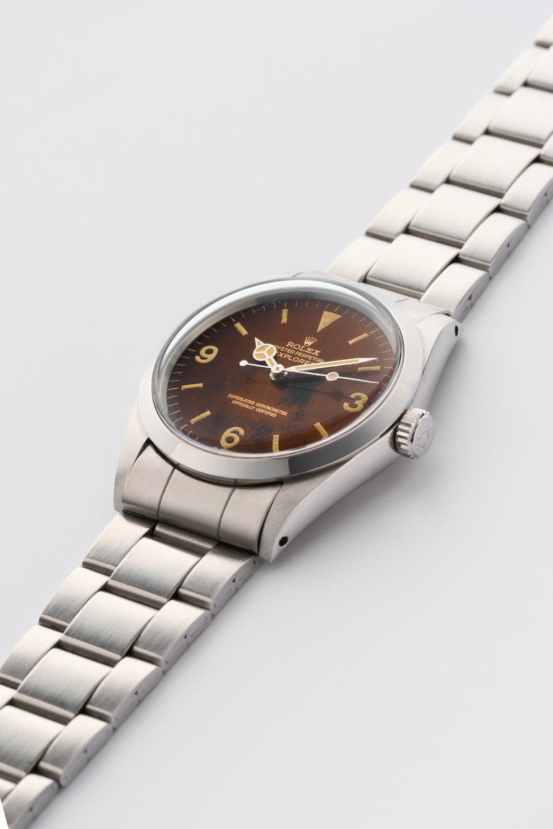 1967 Rolex Oyster Perpetual Explorer Tropical brown Dial 1016