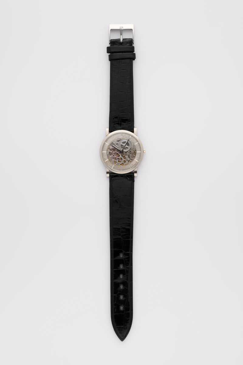1970s Audemars Piguet Ultra Thin Skeleton 18k White Gold 5214BC