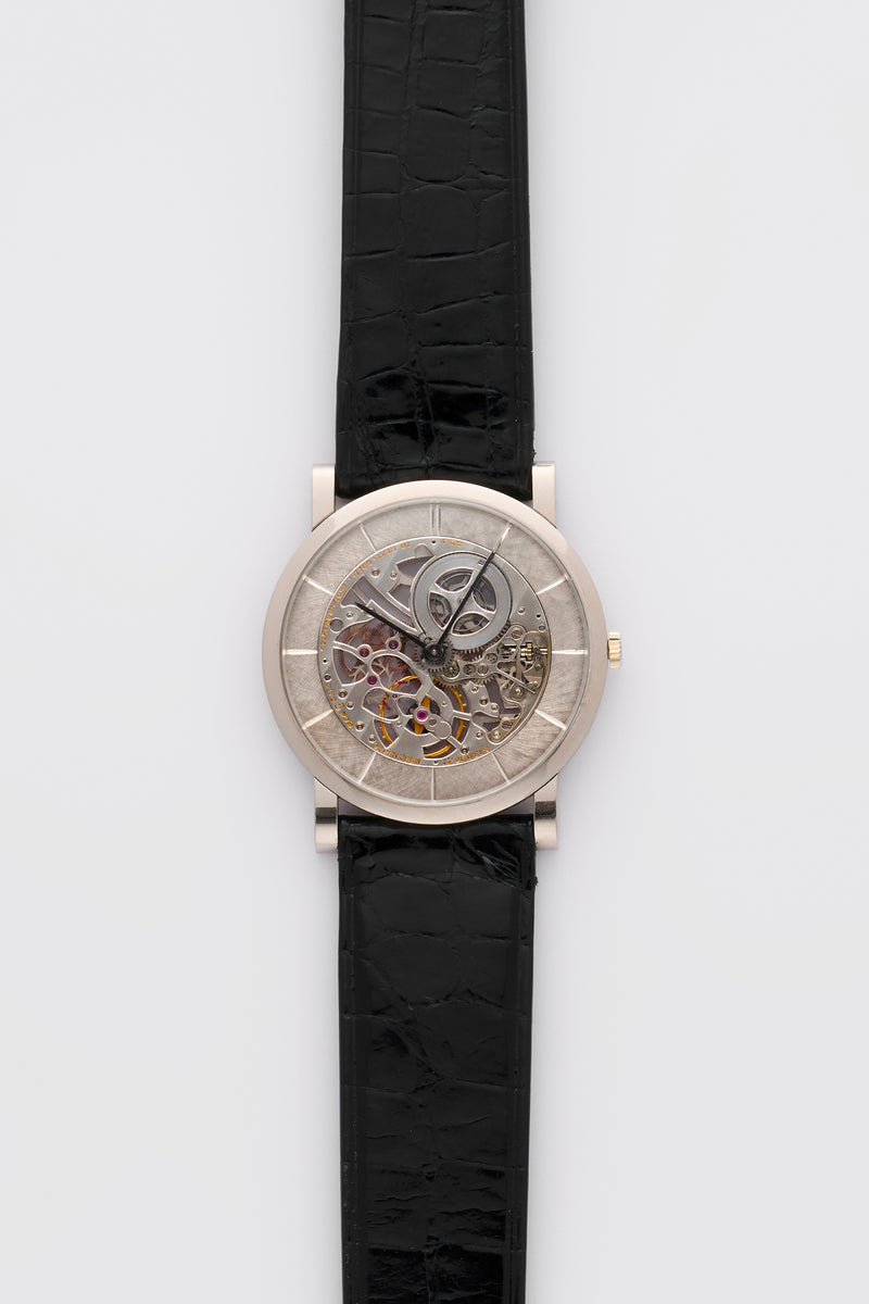 1970s Audemars Piguet Ultra Thin Skeleton 18k White Gold 5214BC