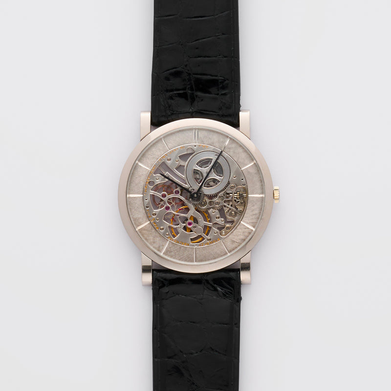 1970s Audemars Piguet Ultra Thin Skeleton 18k White Gold 5214BC
