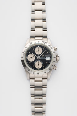 1995 Tudor Oysterdate Chronograph "Big Block" Ecole d'horlogerie de Genève 79280 with COSC Papers