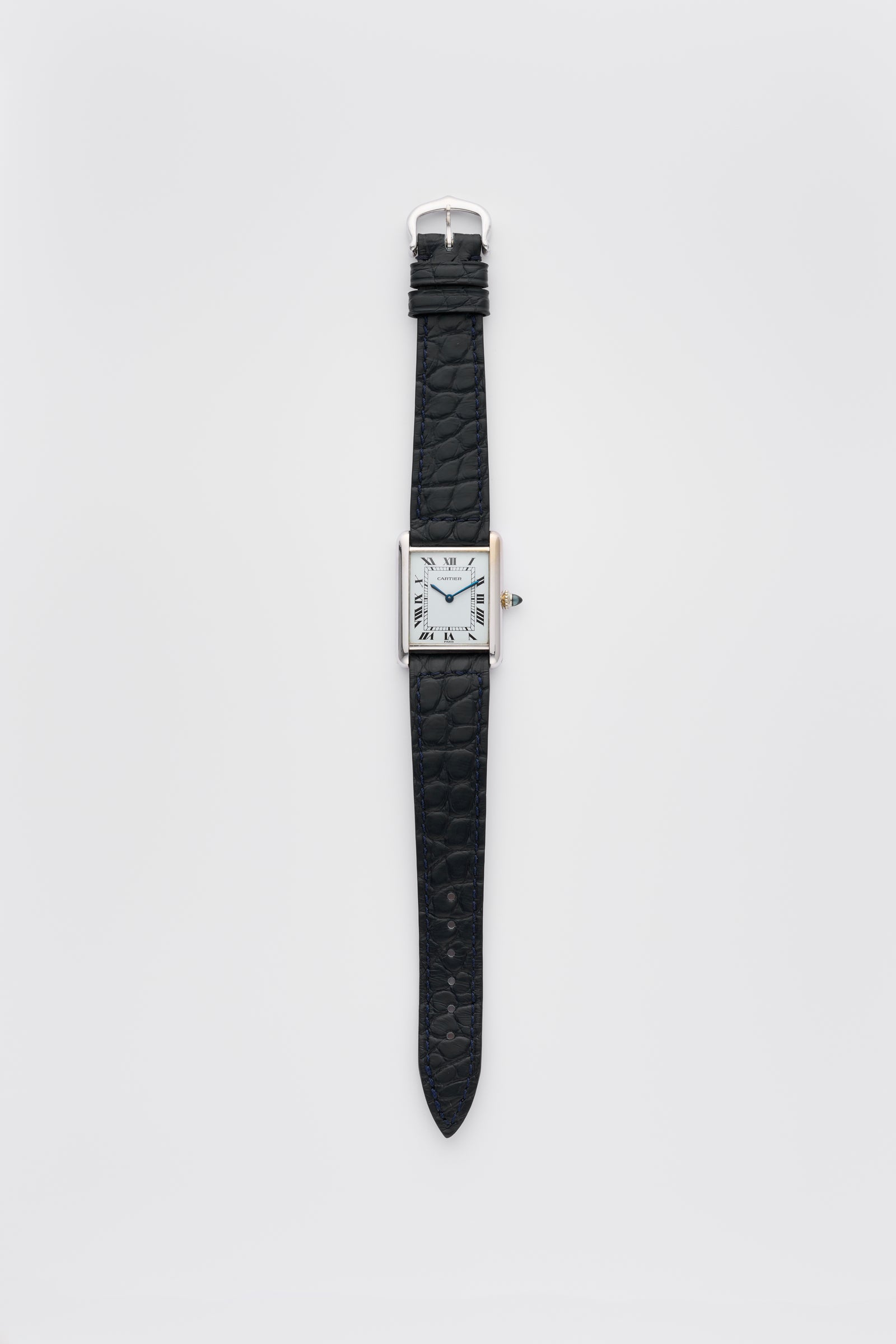 1970s Cartier Louis Tank 18k White Gold 