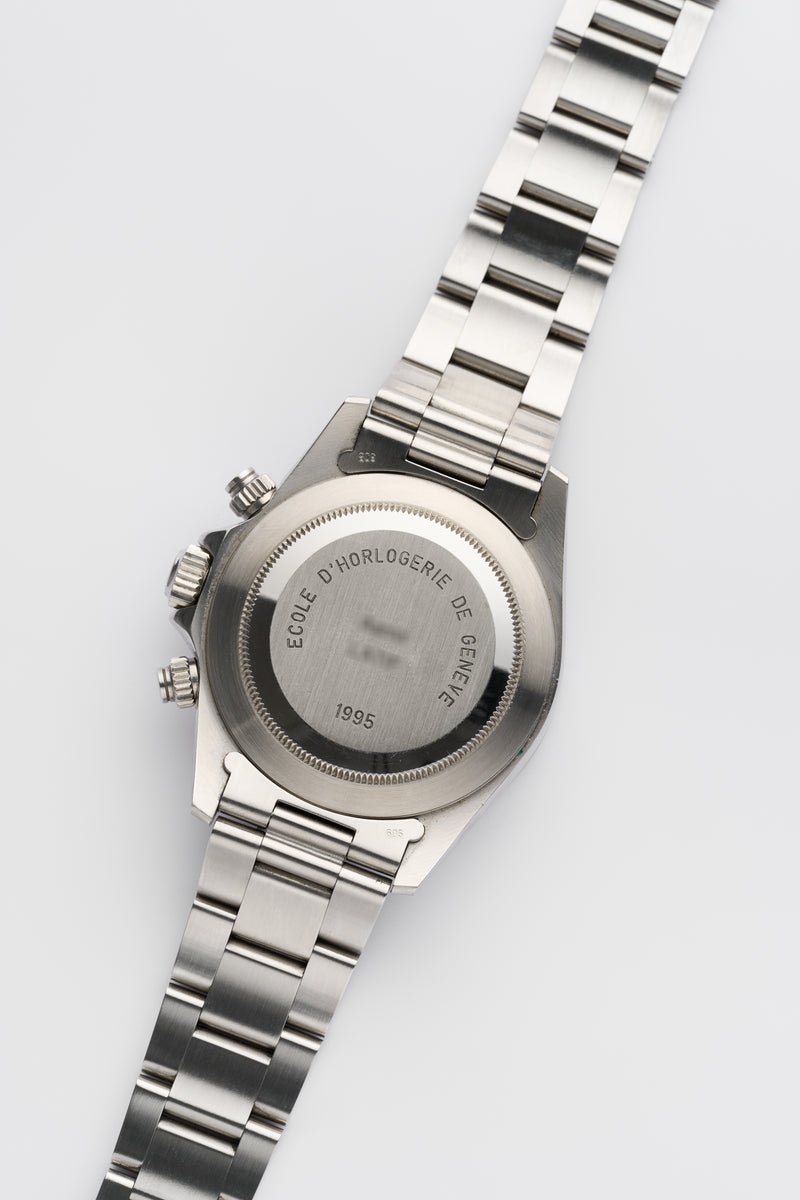 1995 Tudor Oysterdate Chronograph "Small Block" Ecole d'horlogerie de Genève 79280 with COSC Papers