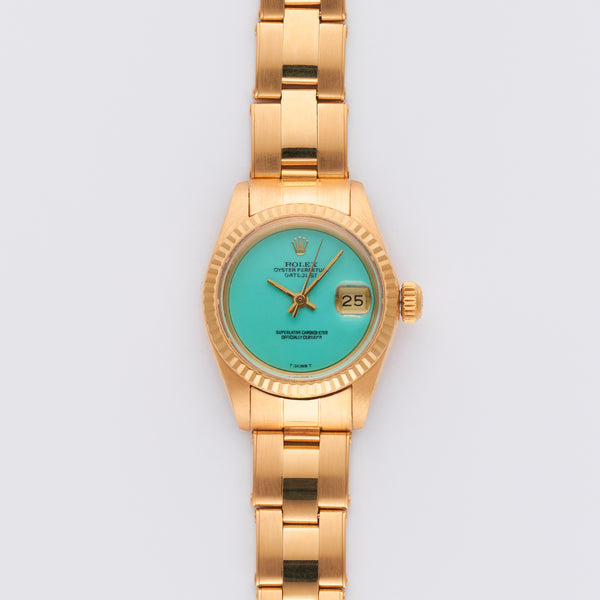1977 Rolex Oyster Perpetual Lady Datejust 18k Yellow Gold