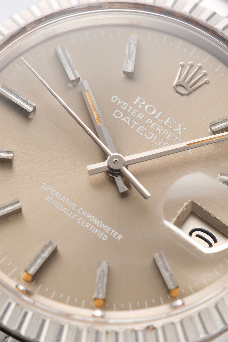 1978 Rolex Oyster Perpetual Datejust Grey Soleil Dial 1603