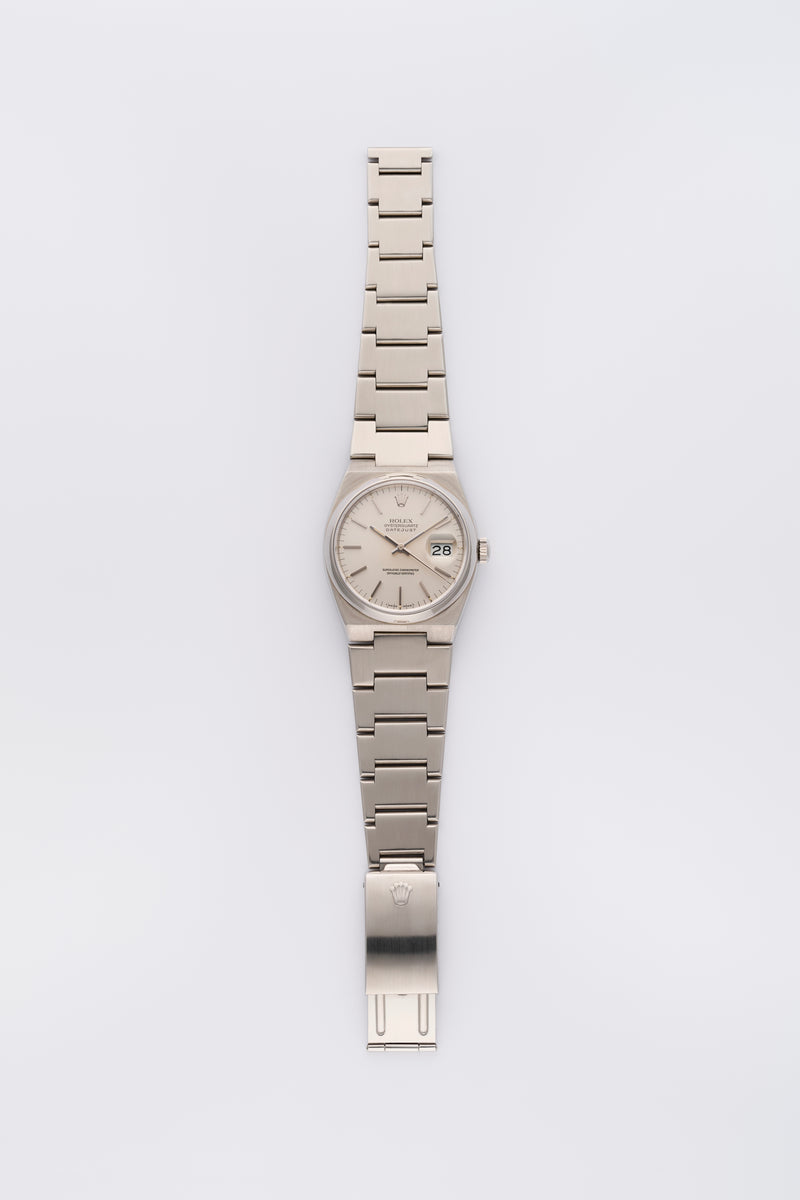 1980 Rolex Oysterquartz Datejust Silver Dial 17000