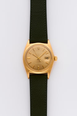 1969 Rolex Oyster Perpetual Datejust 18k Yellow Gold "Havana" Ghost Dial 1601