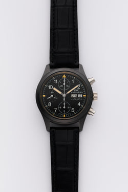 NOS 1994 IWC Pilot Fliegerchronograph Ceramic 3705 with Papers and documents