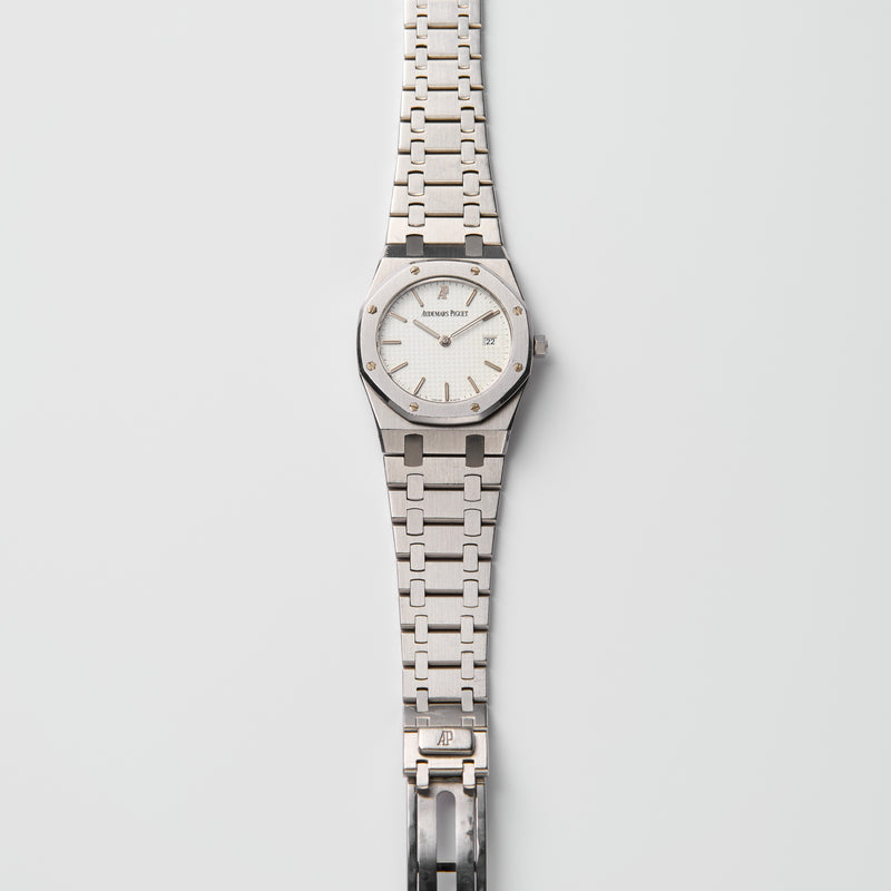 1990s Audemars Piguet Royal Oak Mid-Size White Dial 56175 ST