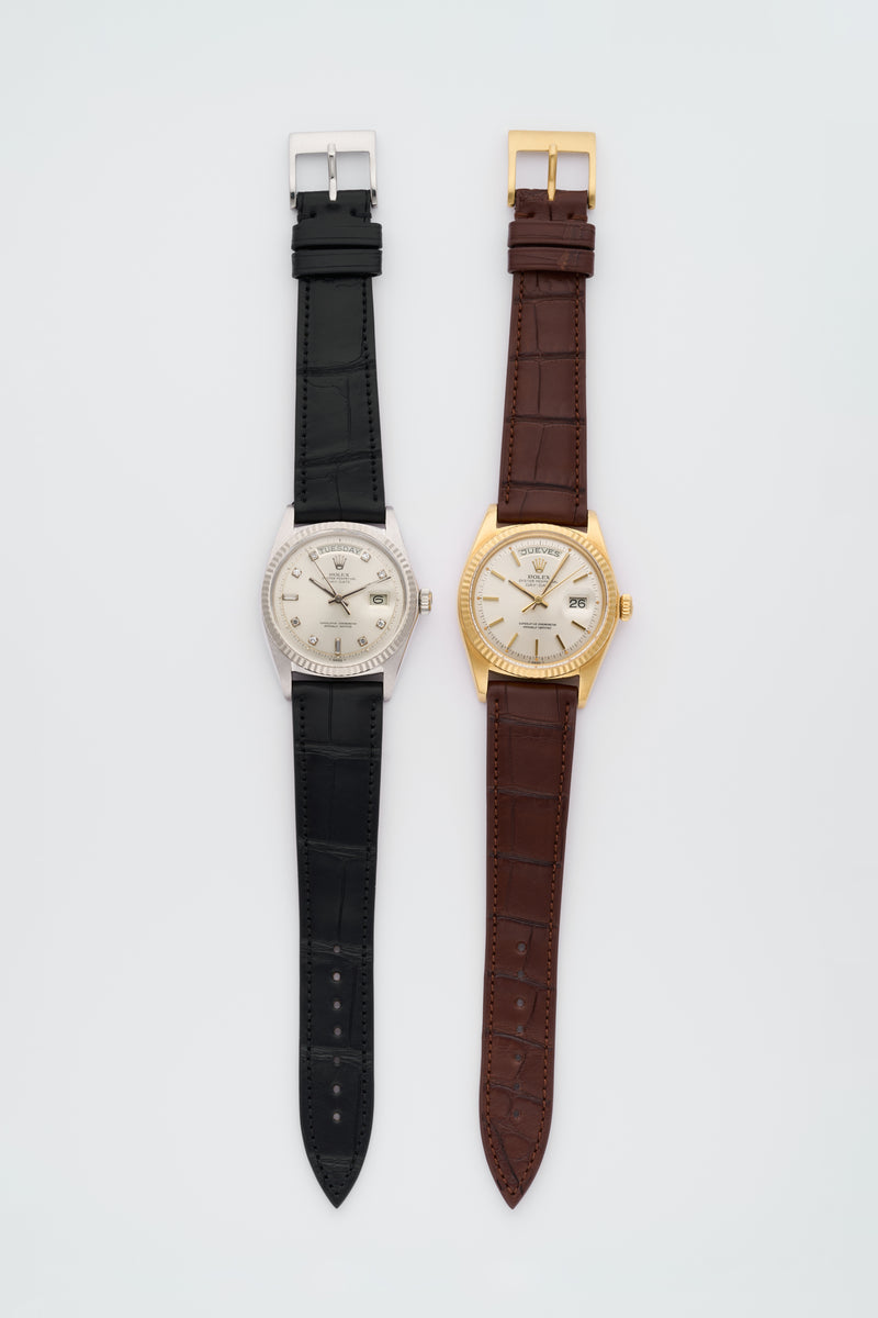1972 Rolex Oyster Perpetual Day-Date 18k Yellow Gold Silver Dial 1803