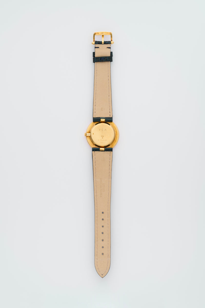 1980s Van Cleef & Arpels Disco Volante 18k Yellow Gold by Gérald Genta G1524 R1