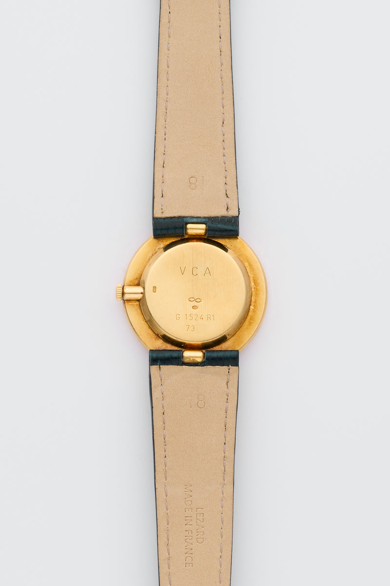1980s Van Cleef & Arpels Disco Volante 18k Yellow Gold by Gérald Genta G1524 R1