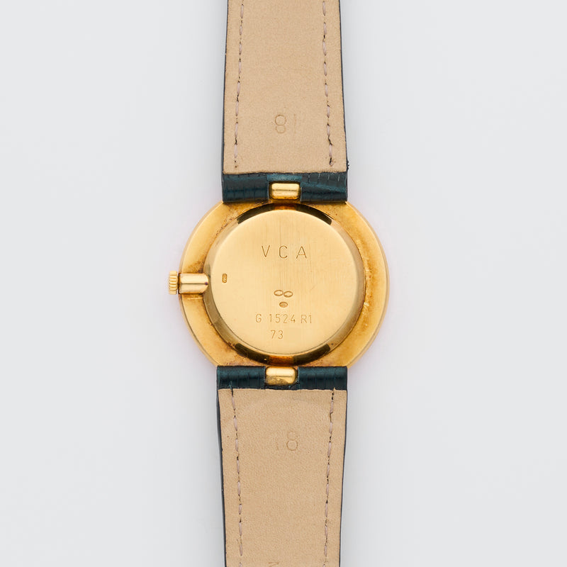 1980s Van Cleef & Arpels Disco Volante 18k Yellow Gold by Gérald Genta G1524 R1