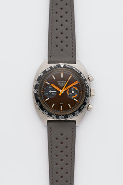 1970s Heuer Autavia "Orange Boy" Chronograph Tropical Brown Dial 73363