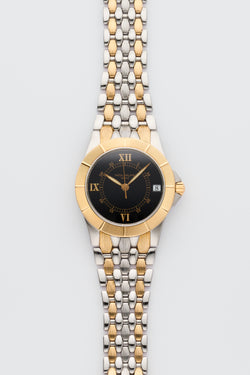 1990s Patek Philippe Neptune Gold/steel Black Dial 5080