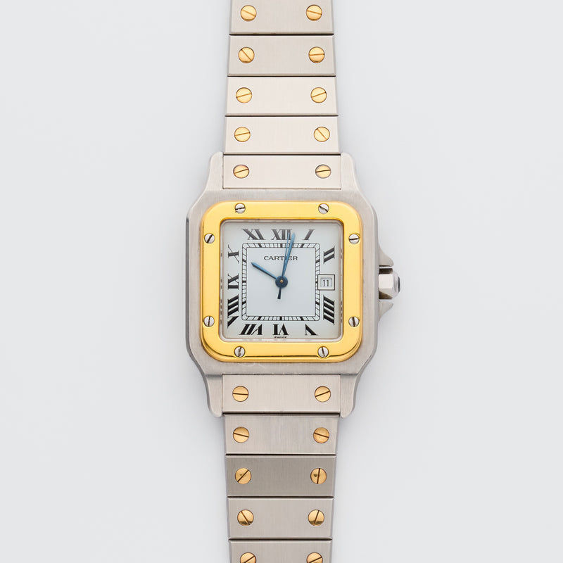 1980s Cartier Santos Gold/Steel White Dial 2961
