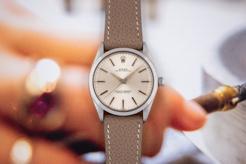 1962 Rolex Oyster Perpetual Silver "Swiss" Dial 1002