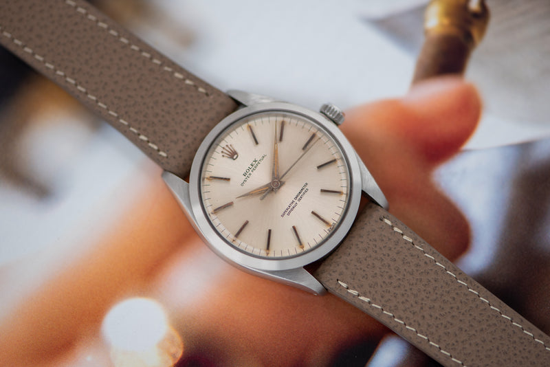 1962 Rolex Oyster Perpetual Silver "Swiss" Dial 1002