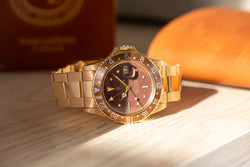 1973 Rolex Oyster Perpetual GMT Master 18k Yellow Gold "Nipple" Dial 1675/8