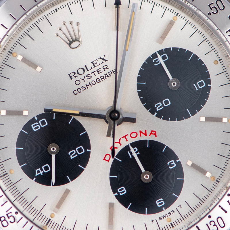 1985 Rolex Oyster Cosmograph Daytona "Big Red" Silver Dial 6265