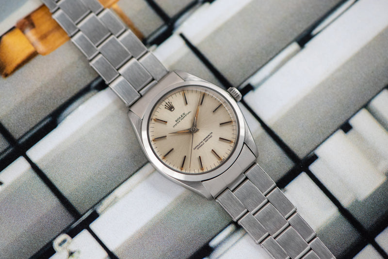 1962 Rolex Oyster Perpetual Silver "Swiss" Dial 1002