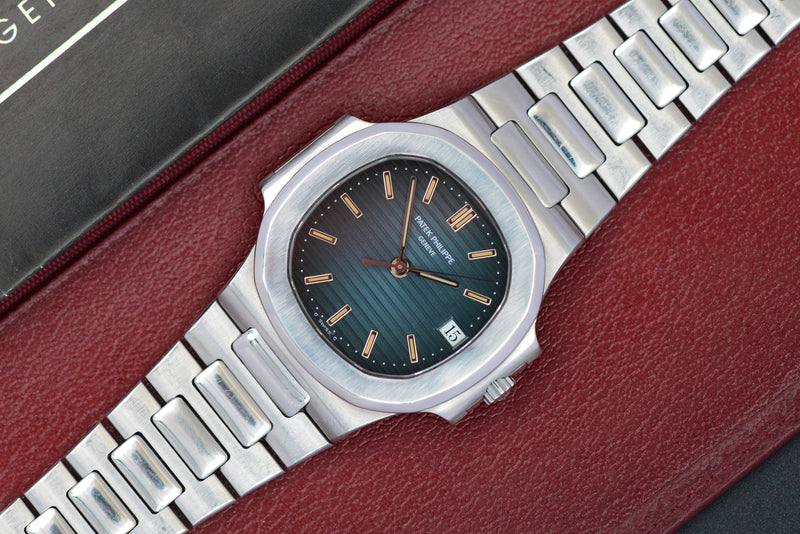 Full Set 1996 Patek Philippe Nautilus Blue Dial 3800