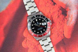 1994 Rolex Oyster Perpetual GMT Master II Coke Bezel 16710 with papers