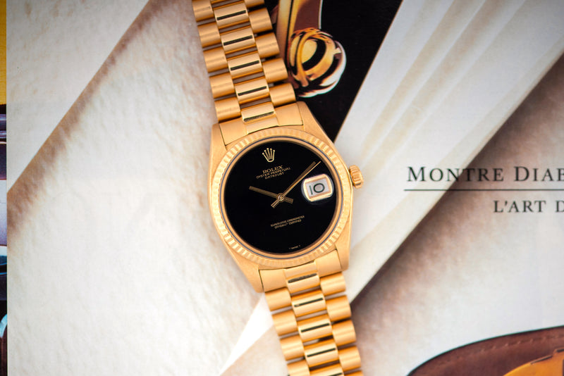 1975 Rolex Oyster Perpetual Datejust "Onyx" 1601