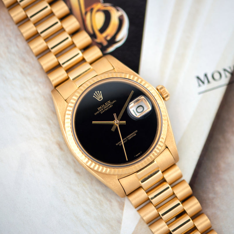 1975 Rolex Oyster Perpetual Datejust "Onyx" 1601