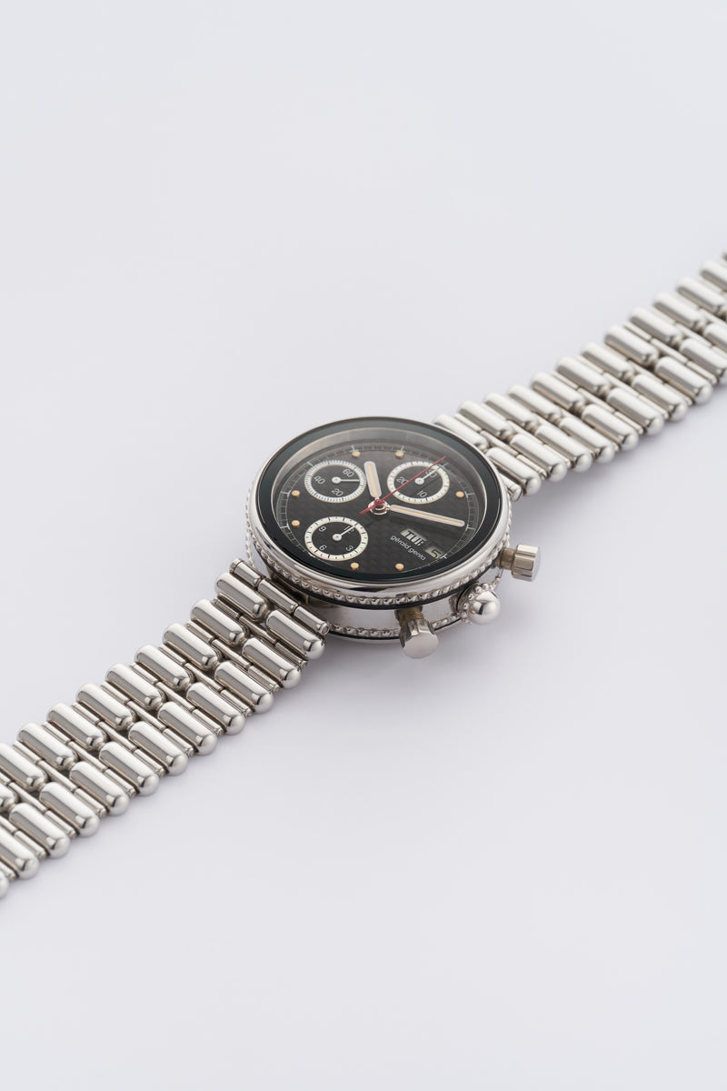 1990s Gérald Genta Gefica Chronograph Tropical Dial 2989/7