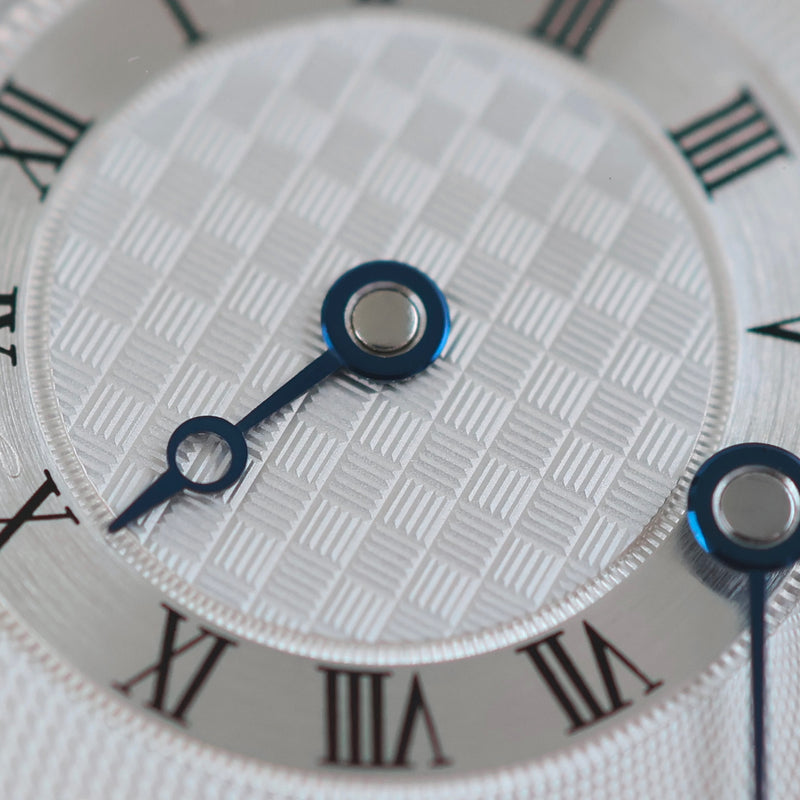 2000s Breguet Classique Regulator Platinum Guilloché engraved silvered Dial 5187 PT