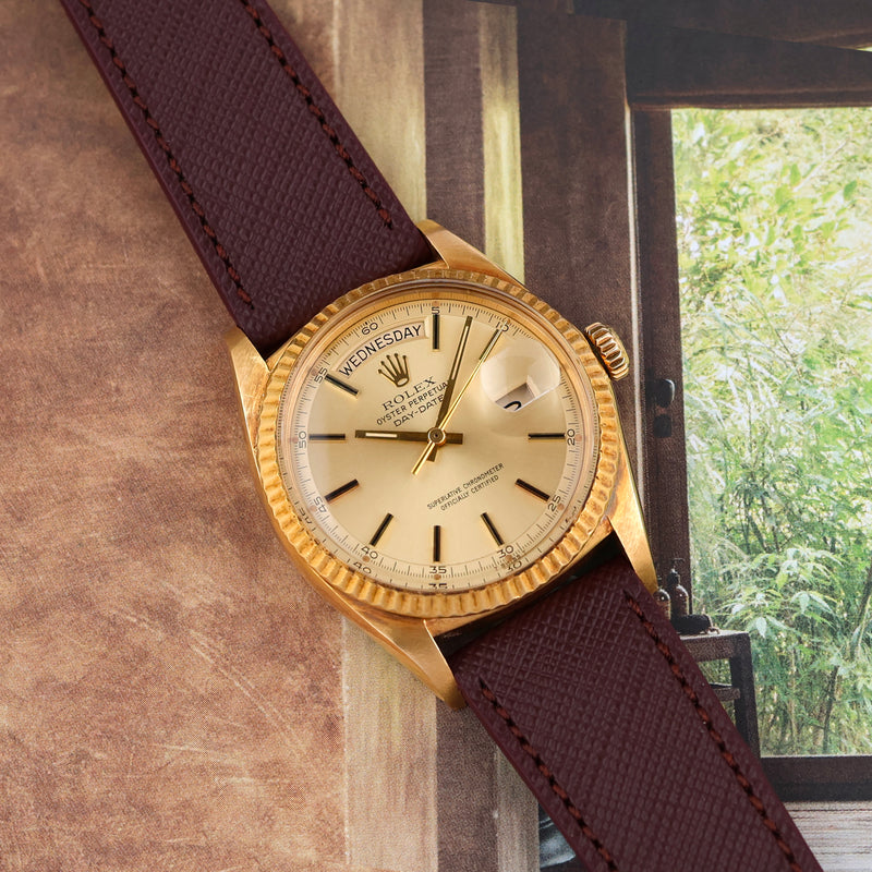 1970 Rolex Oyster Perpetual Day-Date 18k Yellow Gold Gold Dial 1803