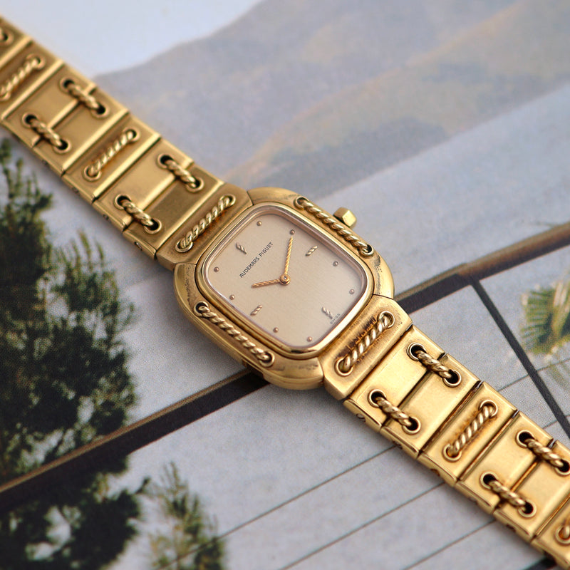 1980s Audemars Piguet Cord'Or Lady-Rope18k Yellow Gold 6050BA
