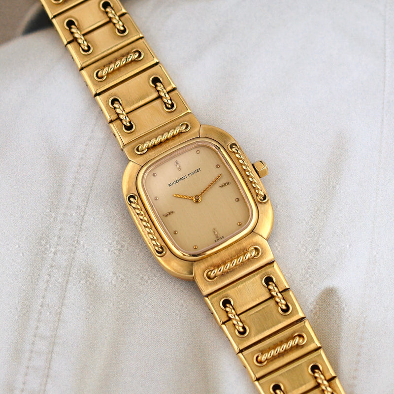 1980s Audemars Piguet Cord'Or Lady-Rope 18k Yellow Gold 6050BA