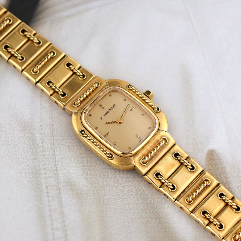 1980s Audemars Piguet Cord'Or Lady-Rope 18k Yellow Gold 6050BA