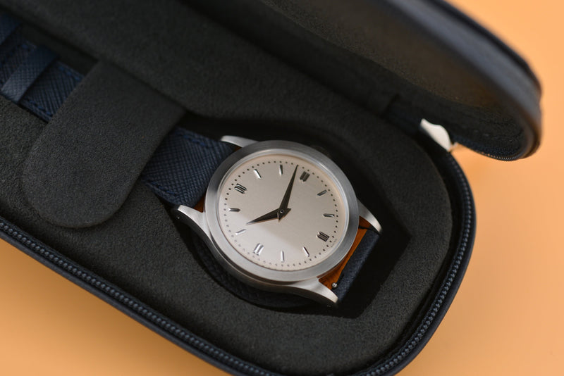 2023 The Archiwatch Anonymous "Original" Salmon Vertical brushed Dial 2510-1 #4/25