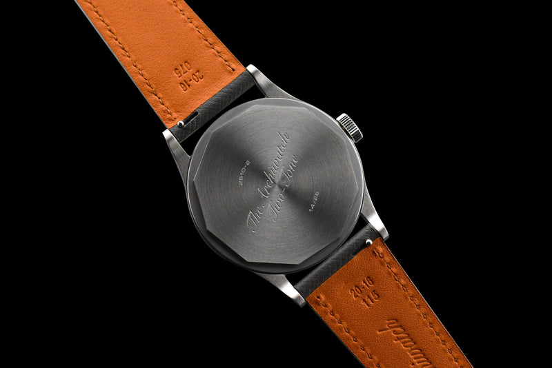 2023 The Archiwatch Anonymous "Two-Tone" Vertical Brushed Silver Dial 2510-2 #13/25