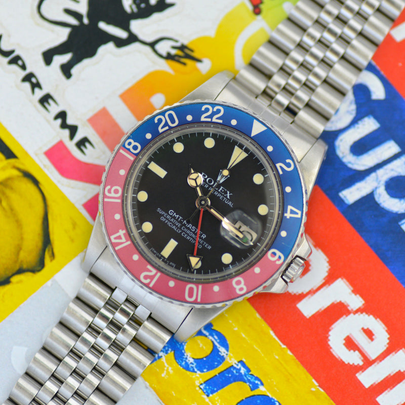 1980 Rolex GMT Master Pepsi 16750