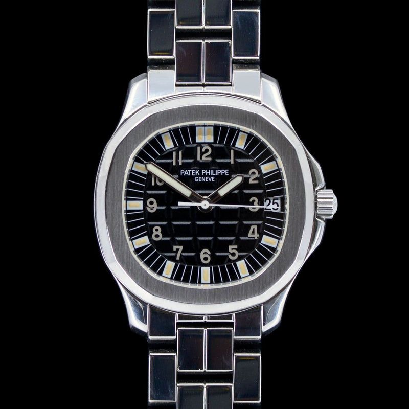 2000s Patek Philippe Aquanaut Grenade Black Dial 5065A