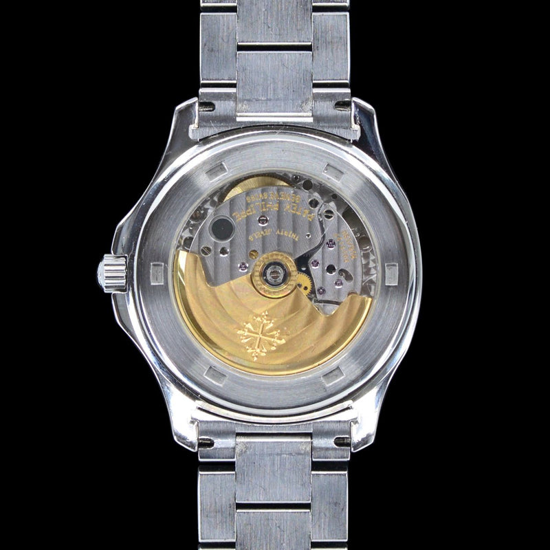 2000s Patek Philippe Aquanaut Grenade Black Dial 5065A